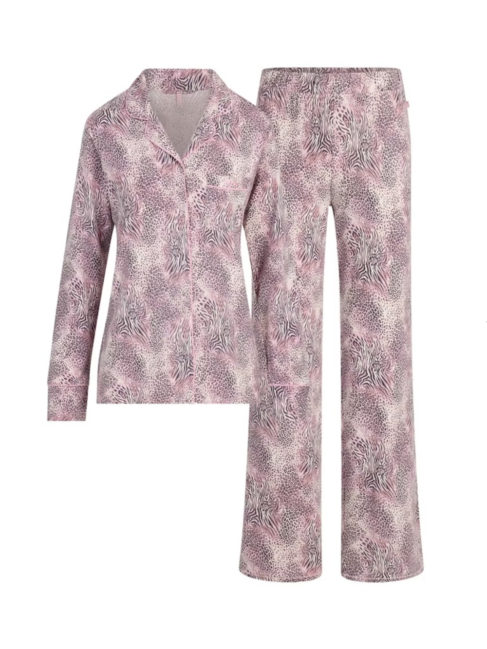 SKIMS Sleep Long Sleeve Button Up Pajama Set